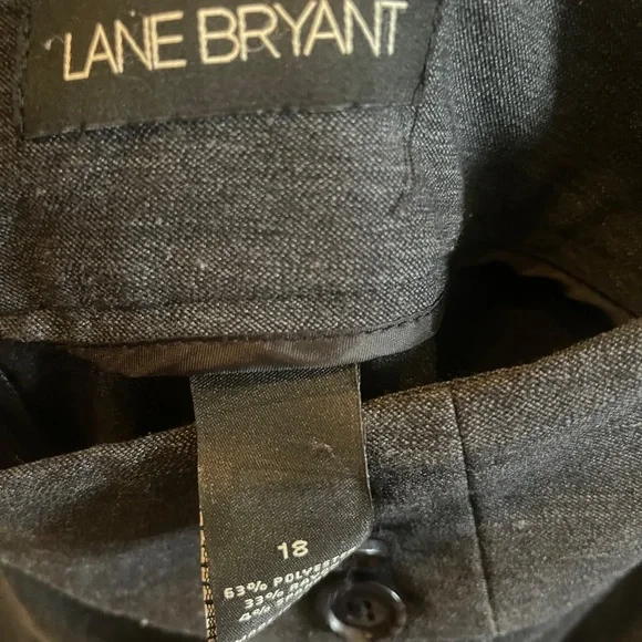 VINTAGE Hard to find Lane Bryant 2 piece Dark Gray Maxi Skirt Suit 18 - Picture 12 of 15